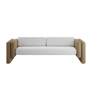 Lisola Sofa White Khaki