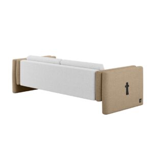 Lisola Sofa White Khaki